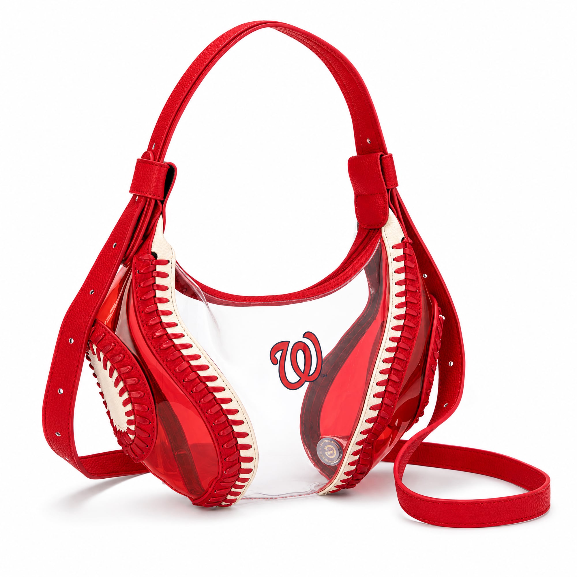 Sac bandoulière souple transparent Montana West Washington Nationals