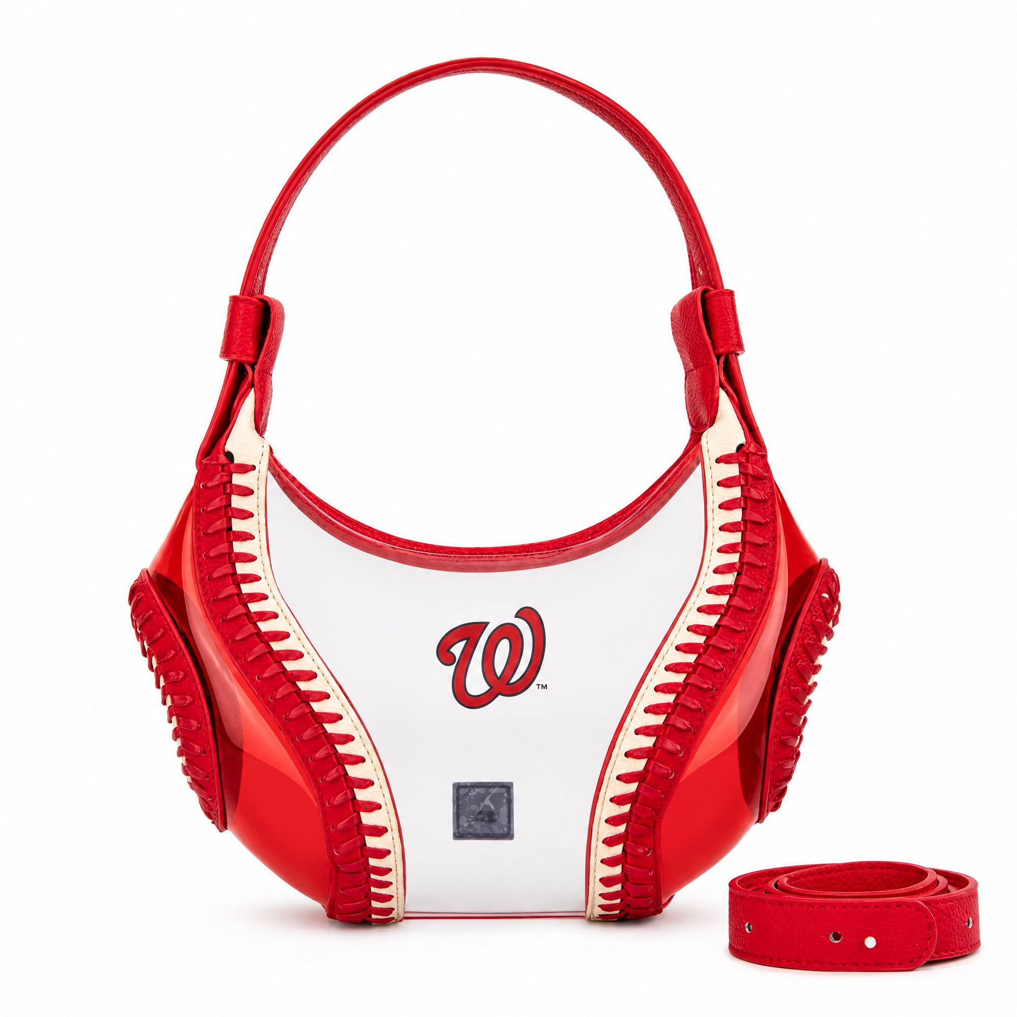 Sac bandoulière souple transparent Montana West Washington Nationals