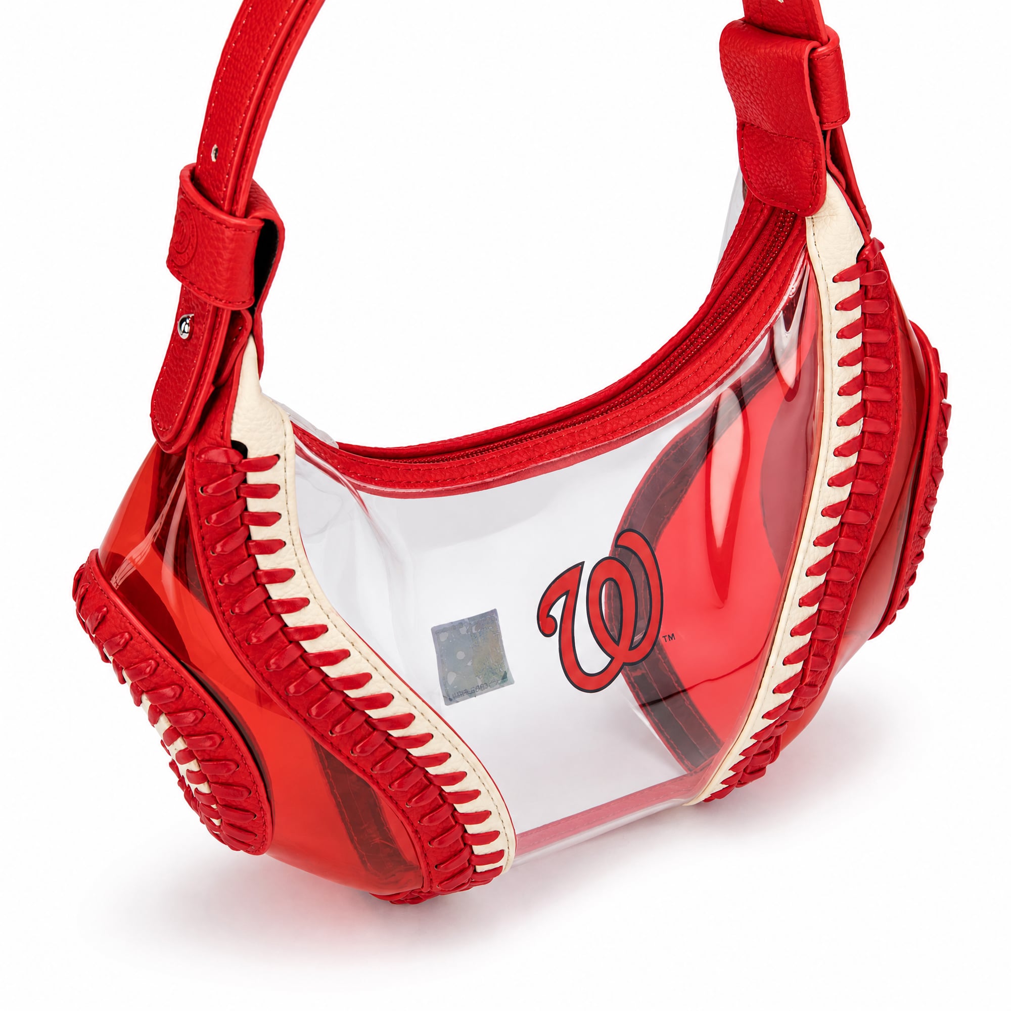 Sac bandoulière souple transparent Montana West Washington Nationals