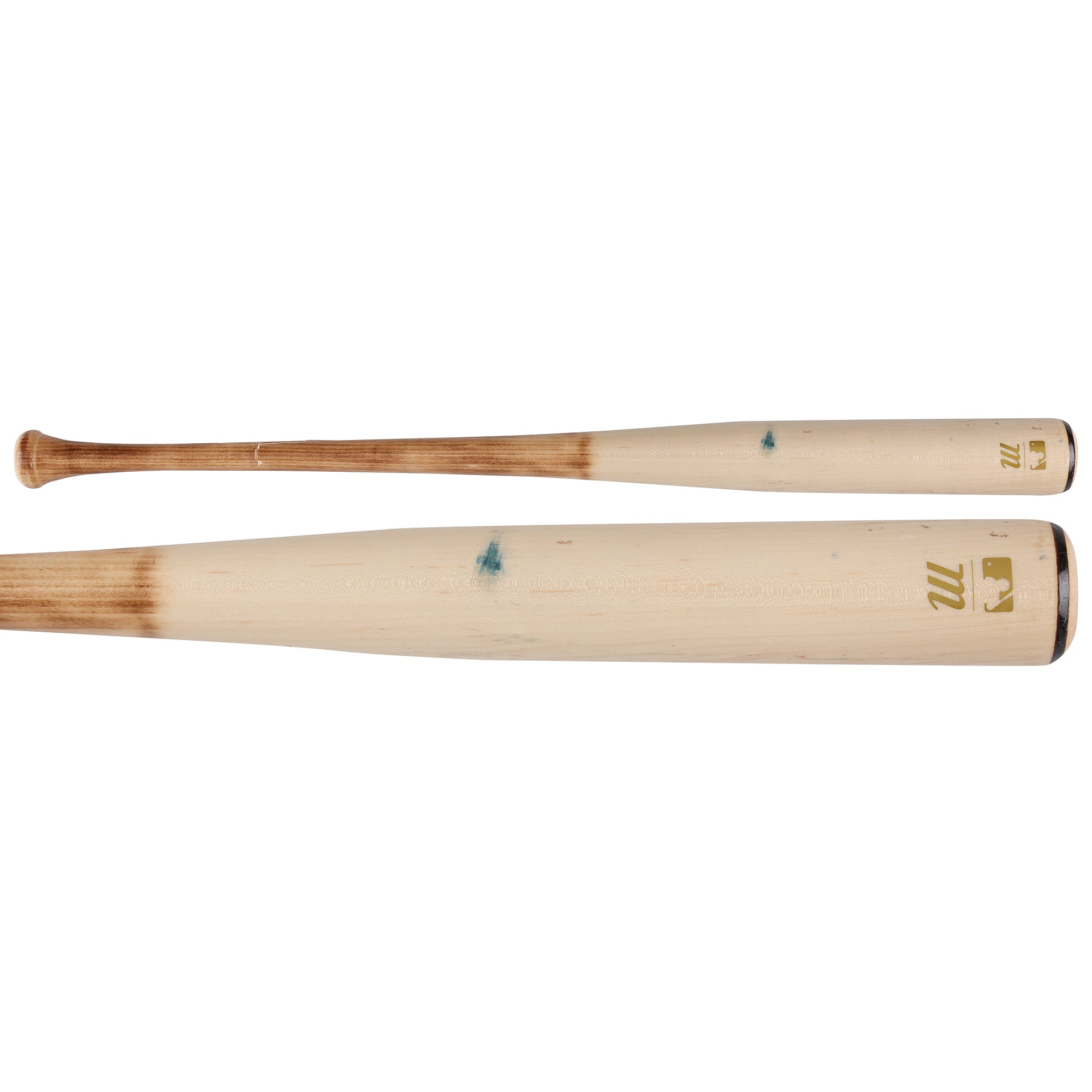 Bâton cassé Tan Marucci utilisé par Nasim Nuñez (Washington Nationals) lors du match contre les Braves d'Atlanta le 30 juillet 2026