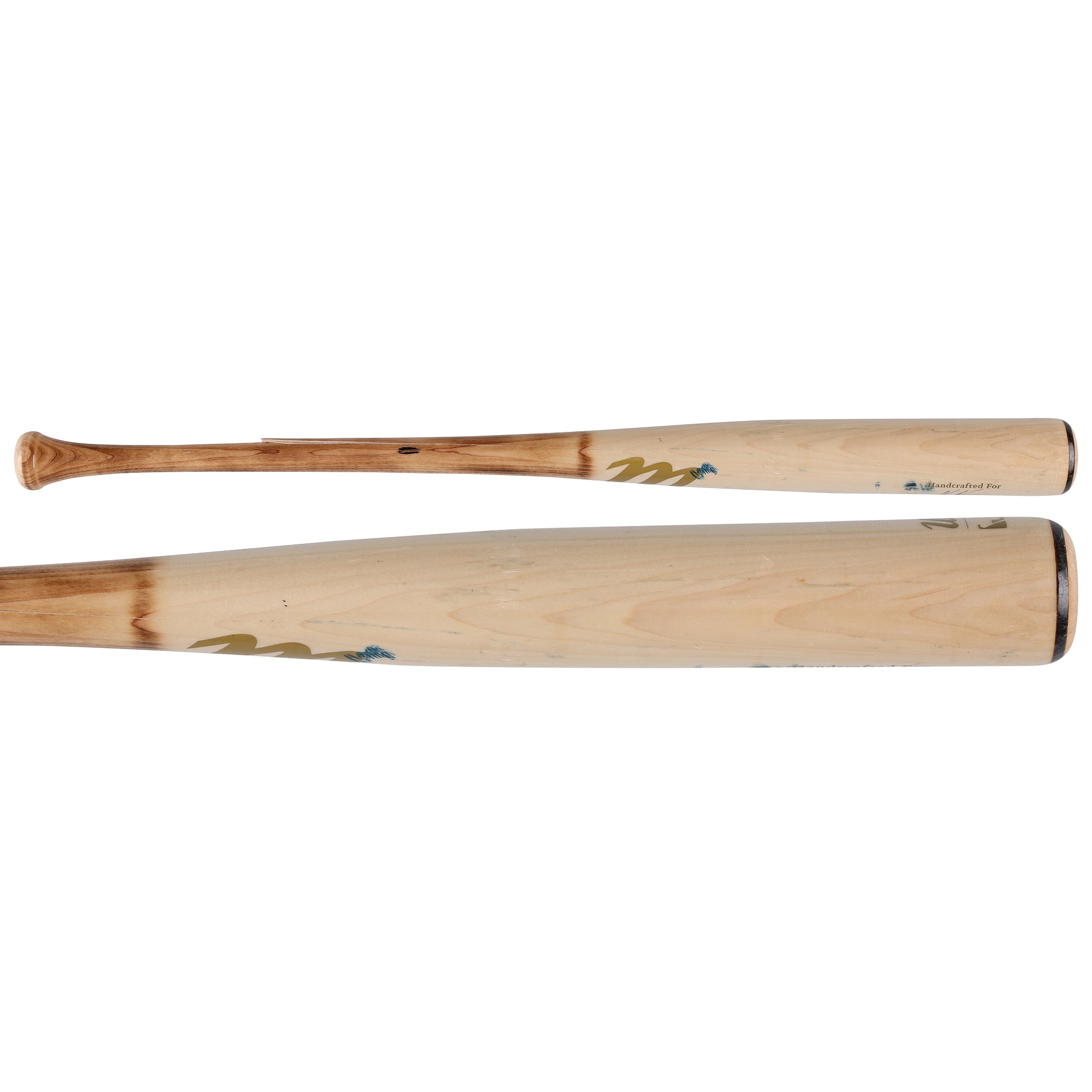 Bâton cassé Tan Marucci utilisé par Nasim Nuñez (Washington Nationals) lors du match contre les Braves d'Atlanta le 30 juillet 2026