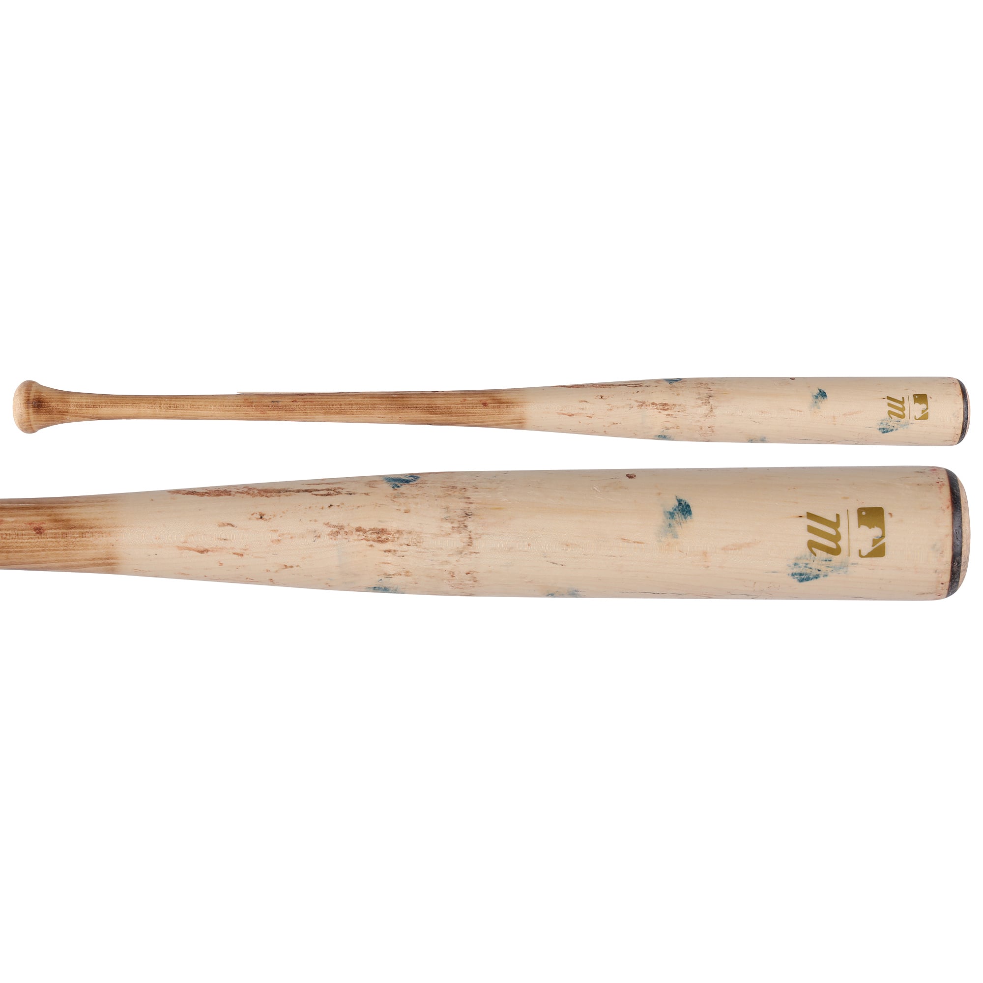 Bâton cassé Tan Marucci utilisé par Nasim Nuñez, des Washington Nationals, lors du match contre les New York Yankees le 12 juillet 2026