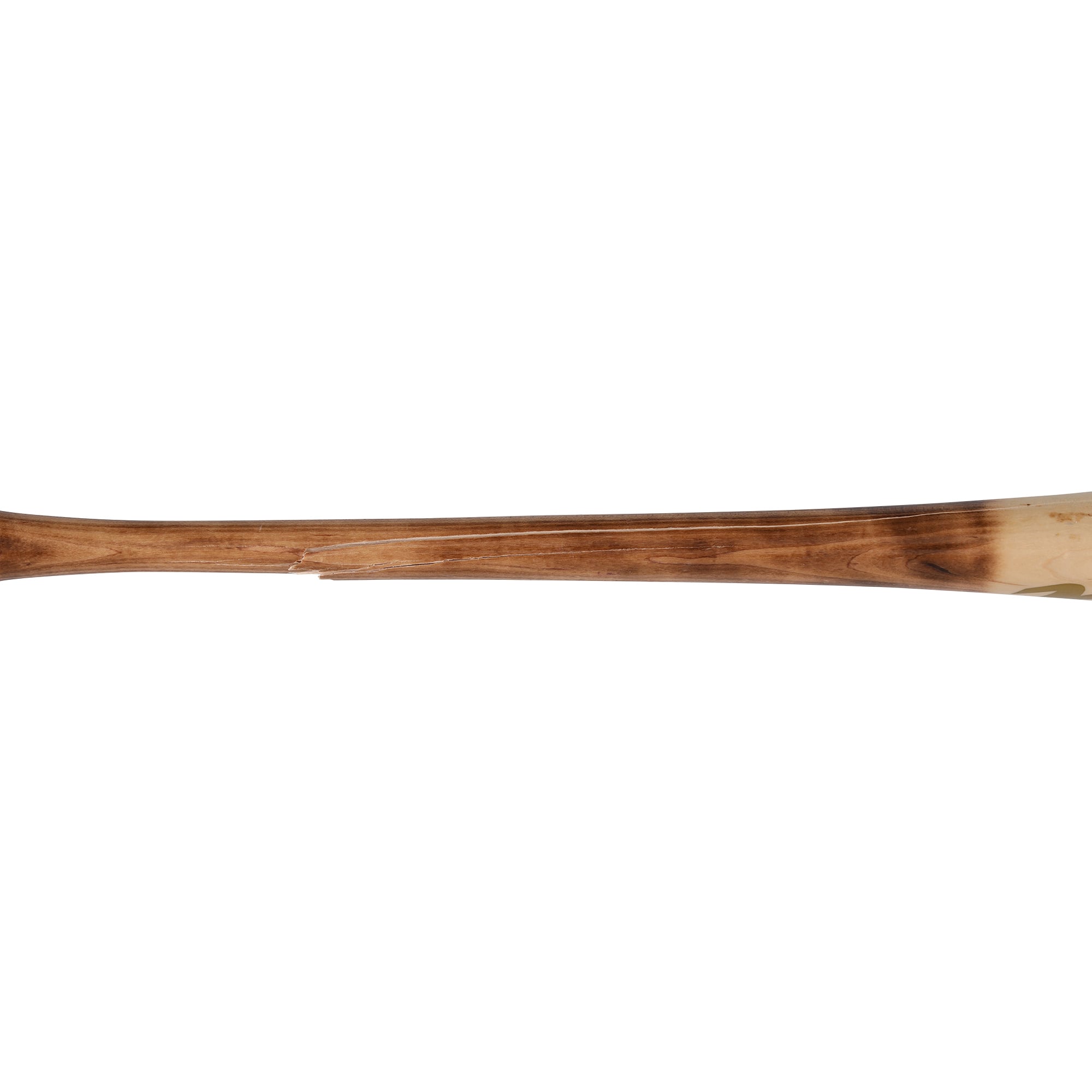 Bâton cassé Tan Marucci utilisé par Nasim Nuñez, des Washington Nationals