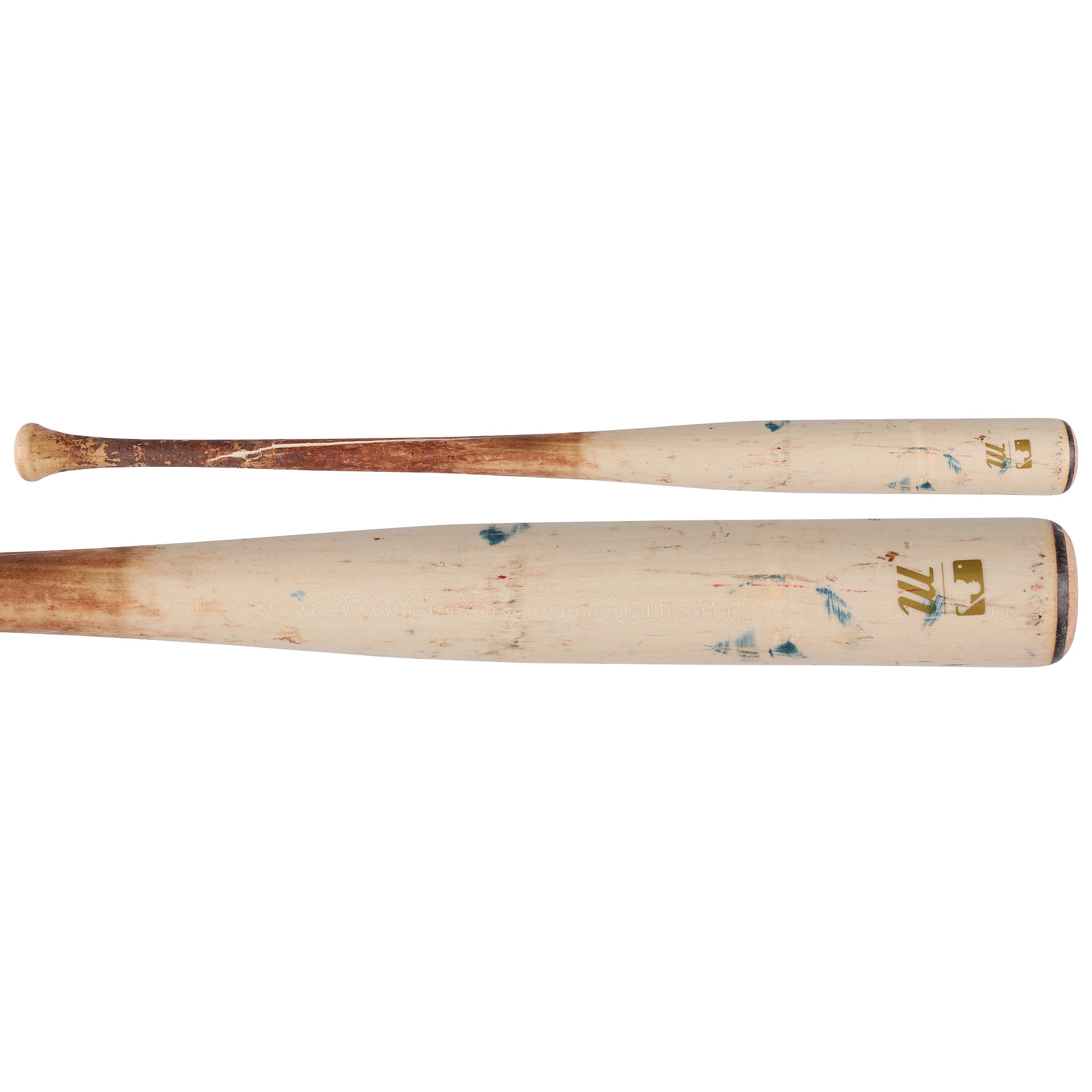 Bâton cassé Tan Marucci utilisé par Nasim Nuñez (Washington Nationals) lors du match contre les Phillies de Philadelphie le 22 juin 2026 - Simple