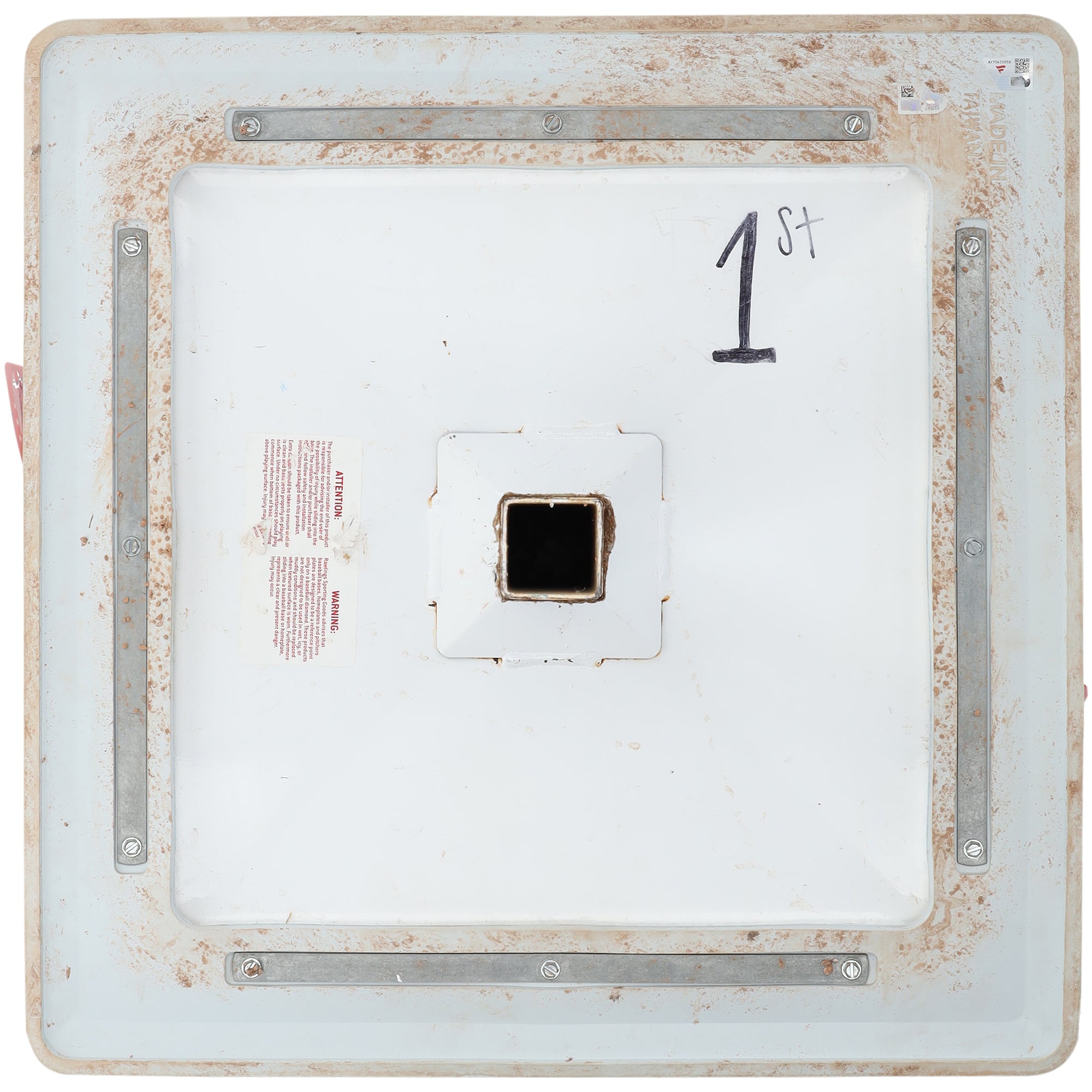 Washington Nationals Game-Used Base vs. Chicago Cubs on August 13, 2026 - First Base - Innings 1-3