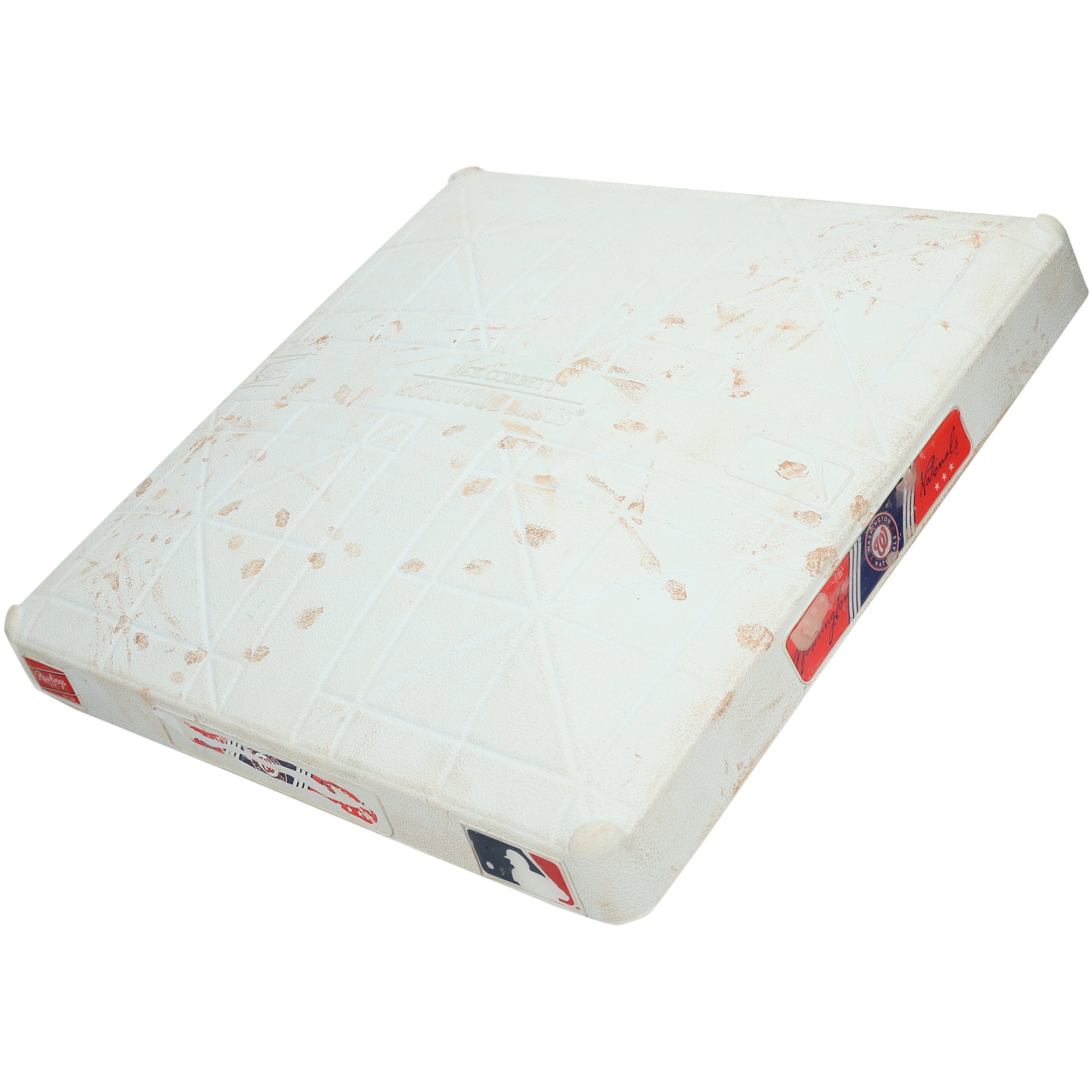 Washington Nationals Game-Used Base vs. Chicago Cubs on August 13, 2026 - Second Base - Innings 1-3