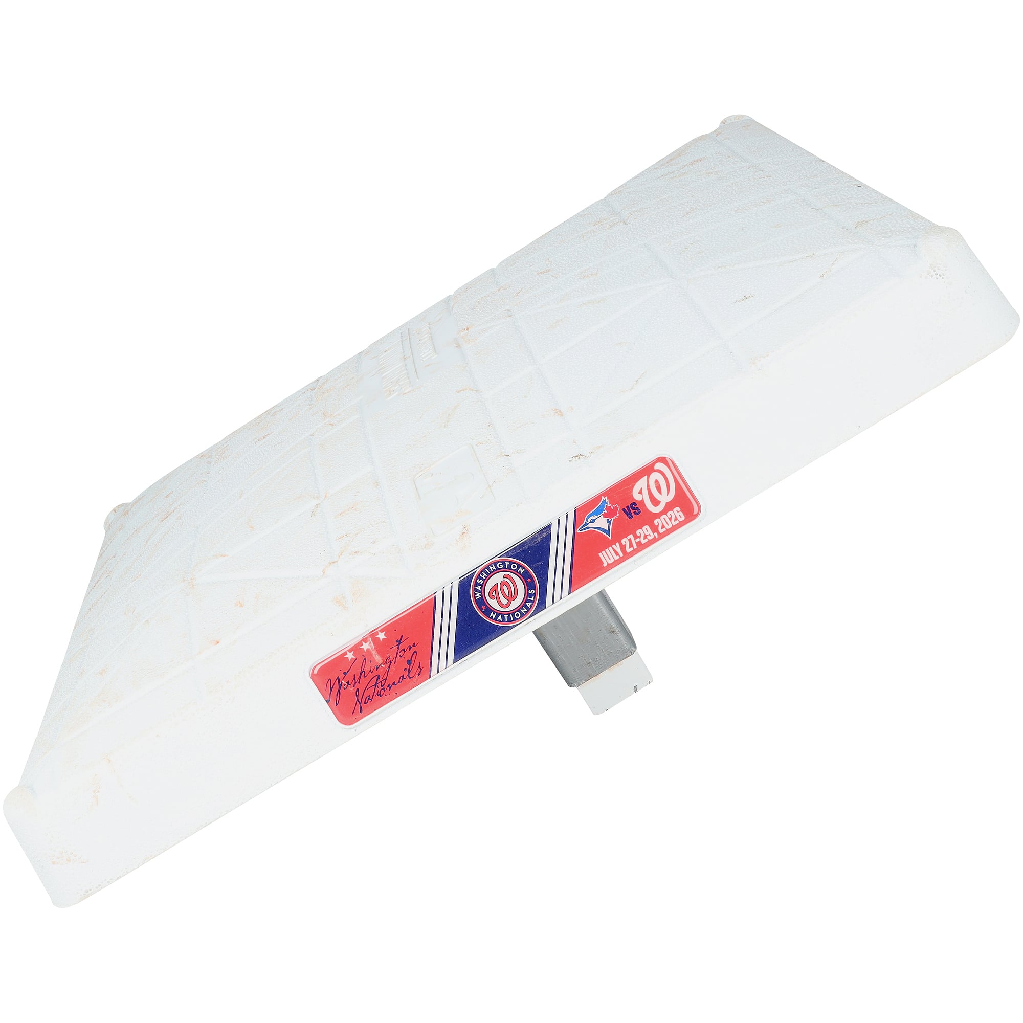 Washington Nationals Game-Used Base vs. Toronto Blue Jays on July 27-29, 2026 - Third Base - Innings 1-3