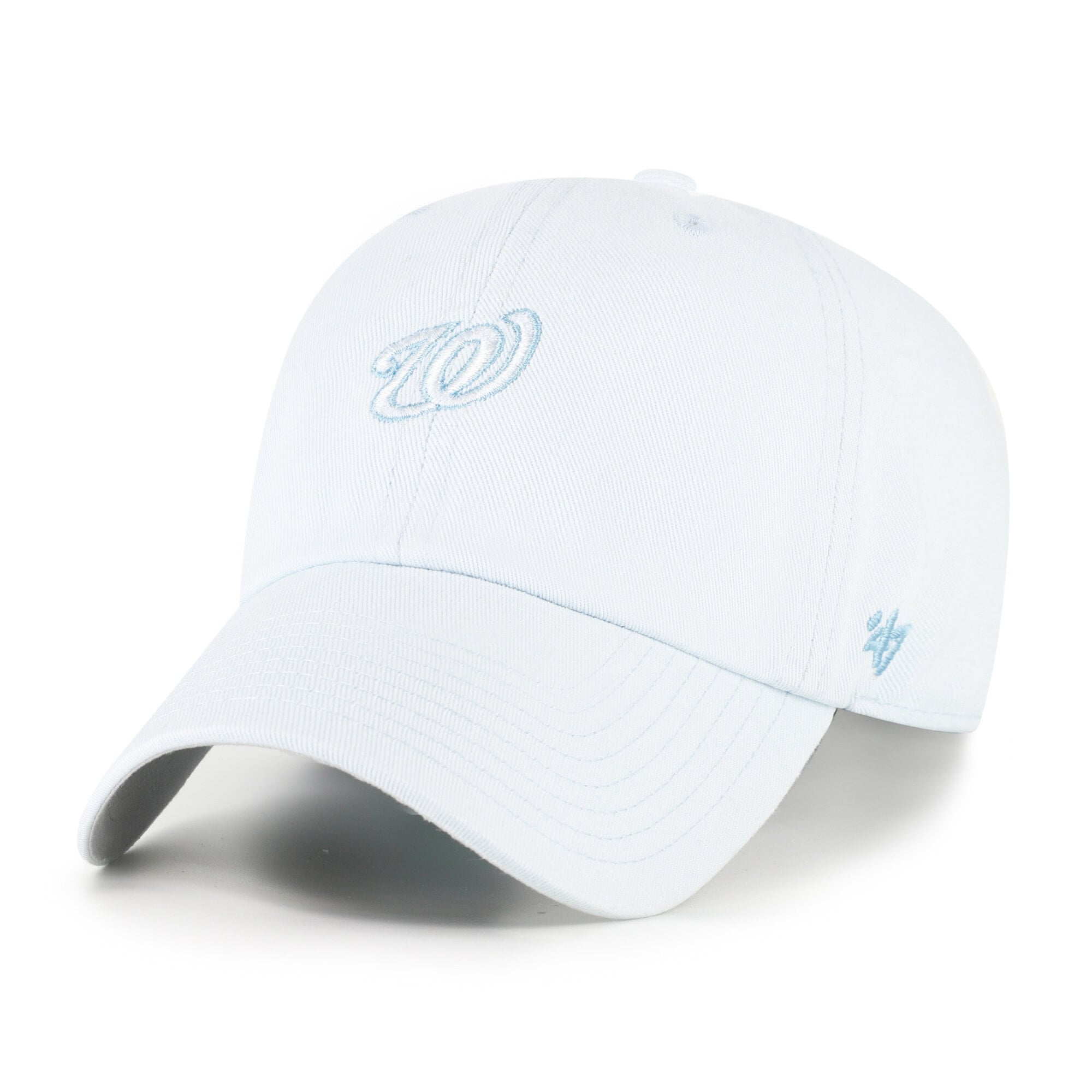 Women's '47 Light Blue Washington Nationals Pastel Clean Up Adjustable Hat