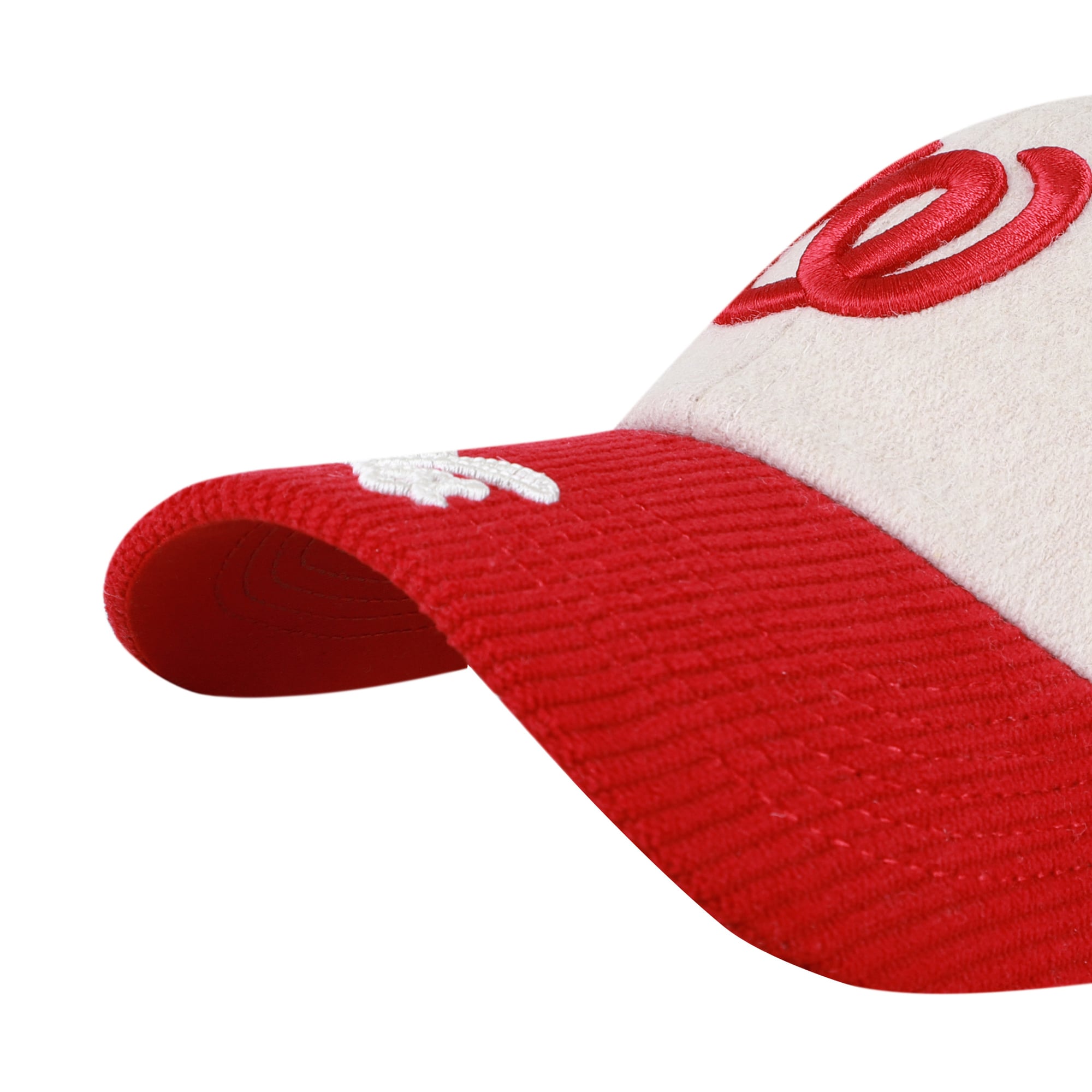 Casquette ajustable pour femme « 47 Natural Washington Nationals Rope Script Clean Up »