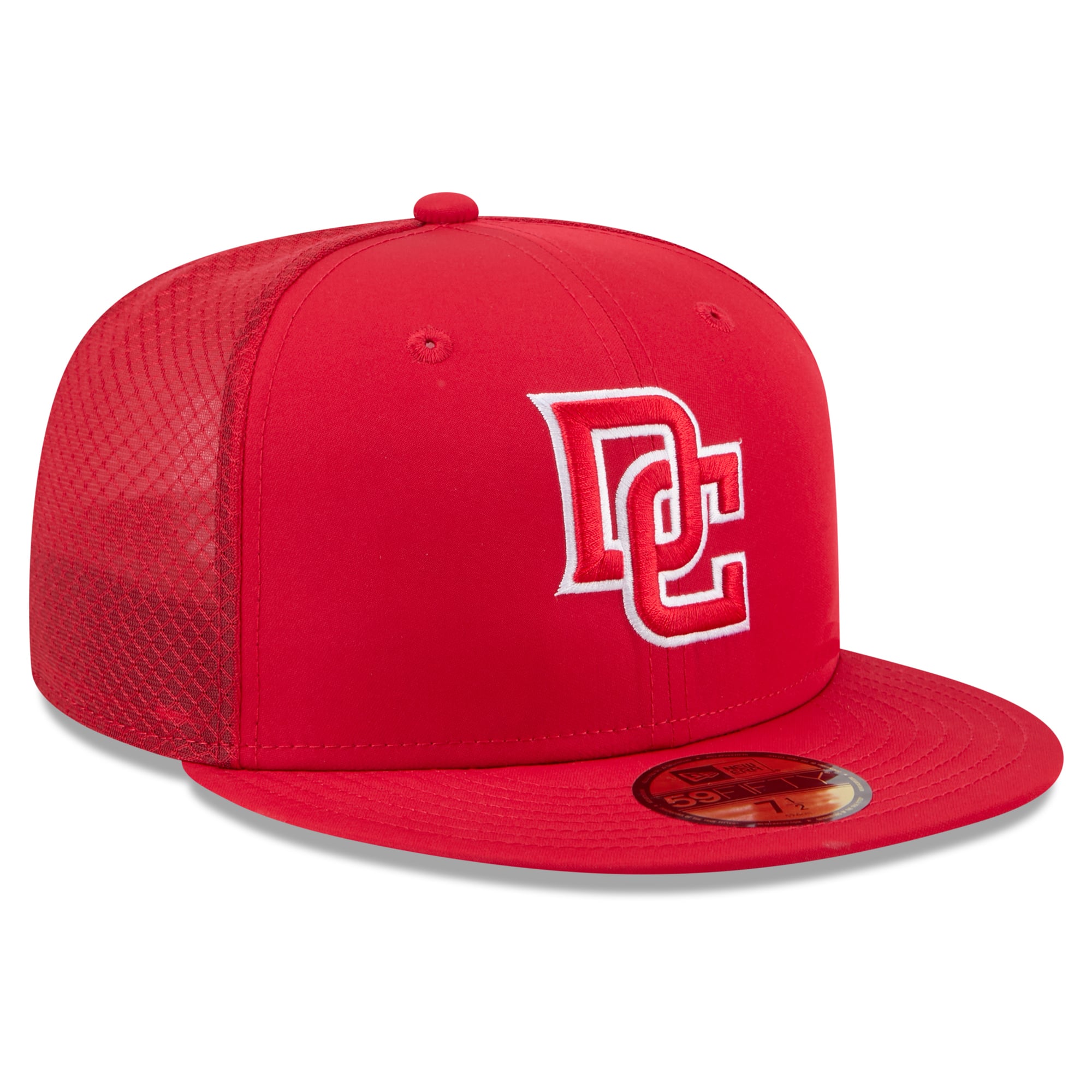 Youth New Era Red Washington Nationals Batting Practice 59FIFTY Fitted Hat