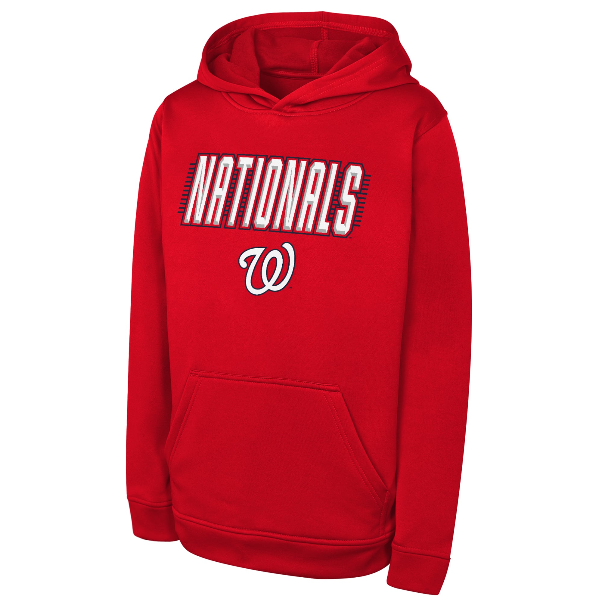 Sweat à capuche de performance Youth Outerstuff rouge Washington Nationals Sack Party