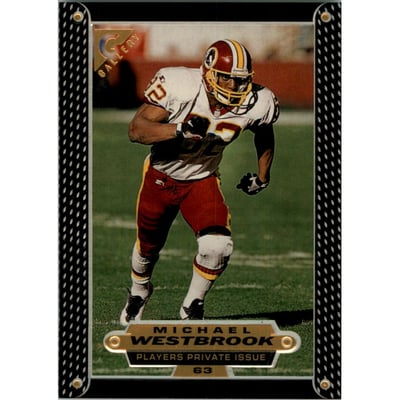 1997 Topps Gallery Player's Private Issue #63 Michael Westbrook