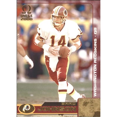 2000 Pacific Omega Gold #149 Brad Johnson