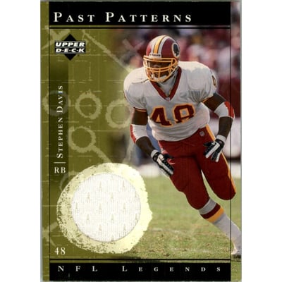 2001 Upper Deck Legends Past Patterns Jerseys #PPSD Stephen Davis