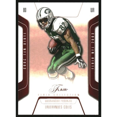 2003 Flair Collection #72 Laveranues Coles