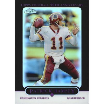 2005 Topps Chrome Black Refractors #80 Patrick Ramsey