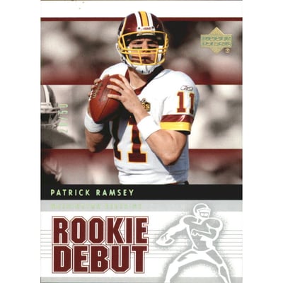 2005 Upper Deck Rookie Debut Gold Spectrum #99 Patrick Ramsey