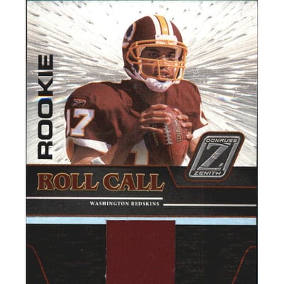 2005 Zenith Rookie Roll Call Jerseys #RC15 Jason Campbell