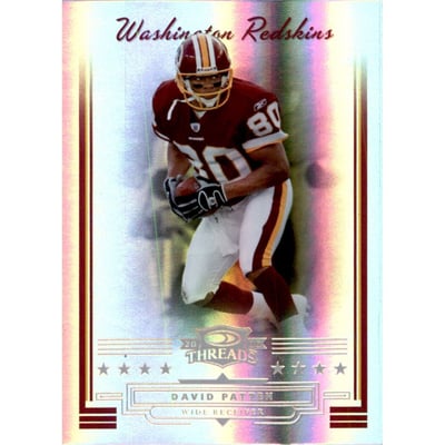 2006 Donruss Threads Gold Holofoil #98 David Patten
