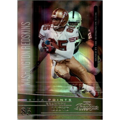 2006 Playoff Prestige Xtra Points Green #127 Brandon Lloyd