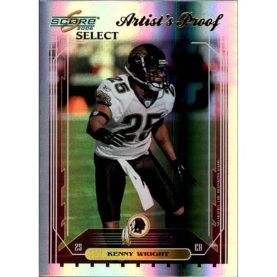2006 Select Artist's Proof #307 Kenny Wright