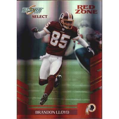 2007 Select Red Zone #29 Brandon Lloyd