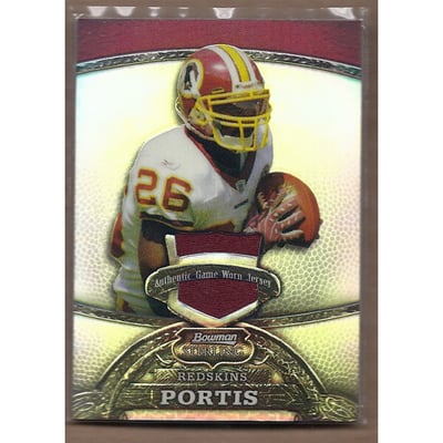 2008 Bowman Sterling Refractors #61 Clinton Portis JSY