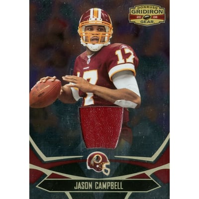 2008 Donruss Gridiron Gear Jerseys Prime #98 Jason Campbell