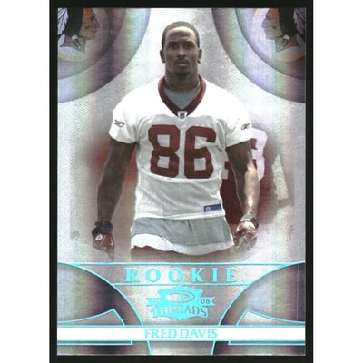 2008 Donruss Threads Platinum Holofoil #182 Fred Davis