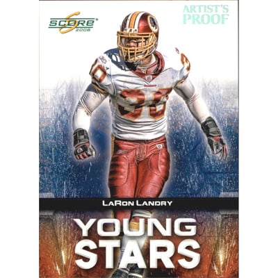 2008 Score Young Stars Artist's Proof #24 LaRon Landry