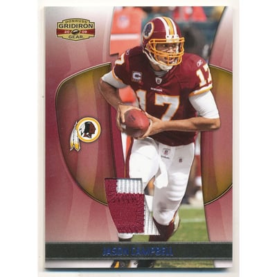 2009 Donruss Gridiron Gear Jerseys Prime #40 Jason Campbell/30