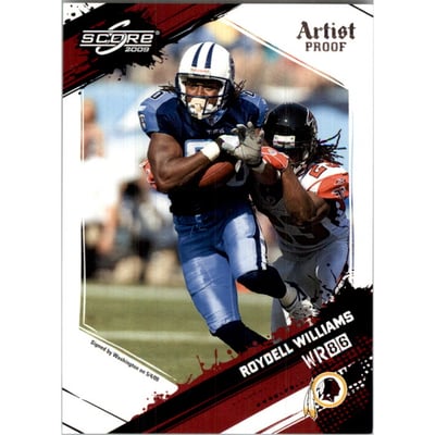 2009 Score Artist's Proof #289 Roydell Williams