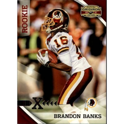2010 Panini Gridiron Gear Silver X's #157 Brandon Banks