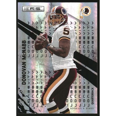 2010 Rookies and Stars Longevity Parallel Silver Holofoil #148 Donovan McNabb