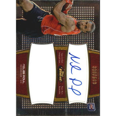 2011 Finest Jumbo Jersey Autographs #AJRNP Niles Paul/589