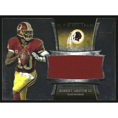 2013 Bowman Sterling Relics #BSJVRRG3 Robert Griffin III/99