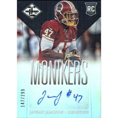 2013 Limited Monikers Autographs Silver #175 Jawan Jamison/299