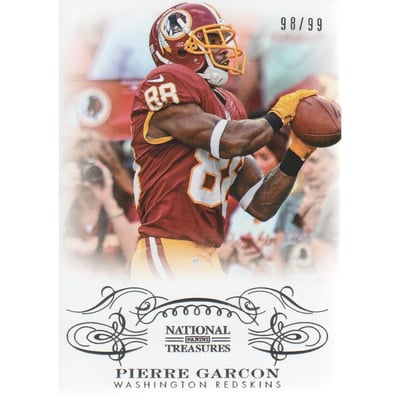 2013 Panini National Treasures #99 Pierre Garcon