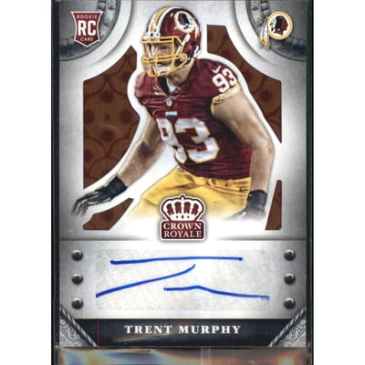 2014 Crown Royale Rookie Signatures Retail Bronze Pyramid #STSW Trent Murphy/75