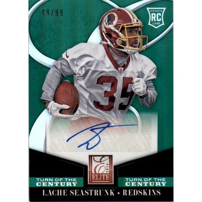 2014 Elite Turn of the Century Autographs #162 Lache Seastrunk