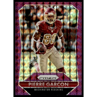 2015 Panini Prizm Prizms Purple Mosaic #38 Pierre Garcon