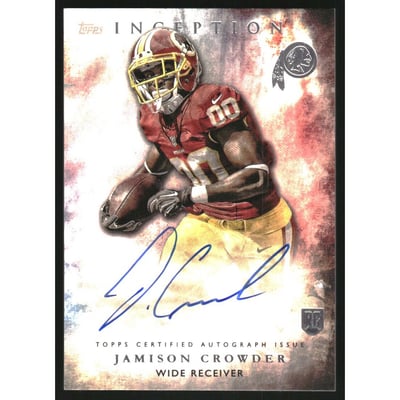 2015 Topps Inception #RA34 Jamison Crowder AU RC