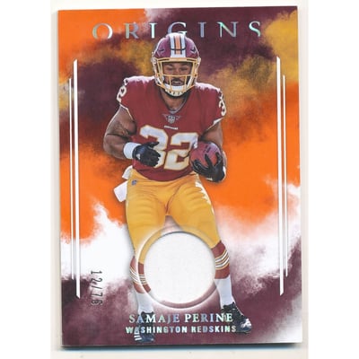 2017 Panini Origins Rookie Patches Orange #29 Samaje Perine