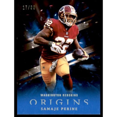 2018 Panini Origins Blue #3 Samaje Perine