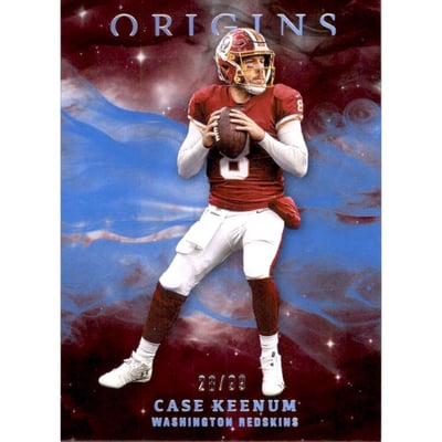 2019 Panini Origins Blue #90 Case Keenum