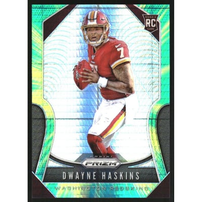 2019 Panini Prizm Prizms Hyper #303 Dwayne Haskins