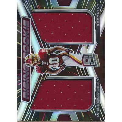 2020 Panini Spectra Rising Rookie Materials Hyper #29 Antonio Gandy-Golden