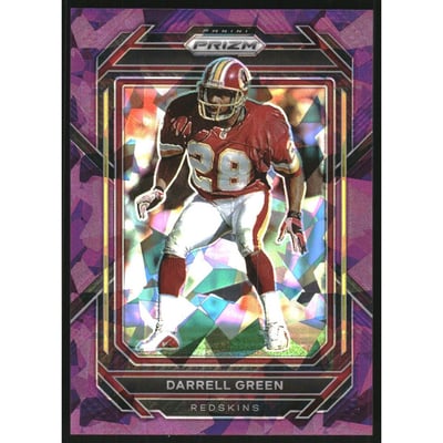 2022 Panini Prizm Prizms Purple Ice #299 Darrell Green