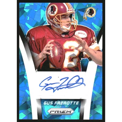2024 Panini Prizm Flashback Autographs Prizm Blue Ice #13 Gus Frerotte