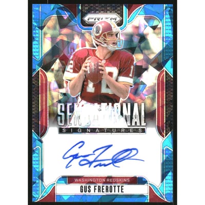 2024 Panini Prizm Sensational Signatures Prizm Blue Ice #15 Gus Frerotte